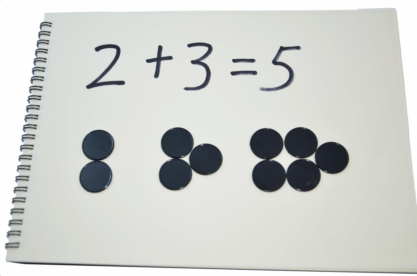 Smartdealspro 100 Count 25mm Opaque Plastic Learning Counters – Black