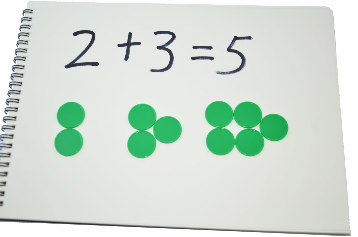 Smartdealspro 100-Piece 25mm Plastic Learning Counters – Green