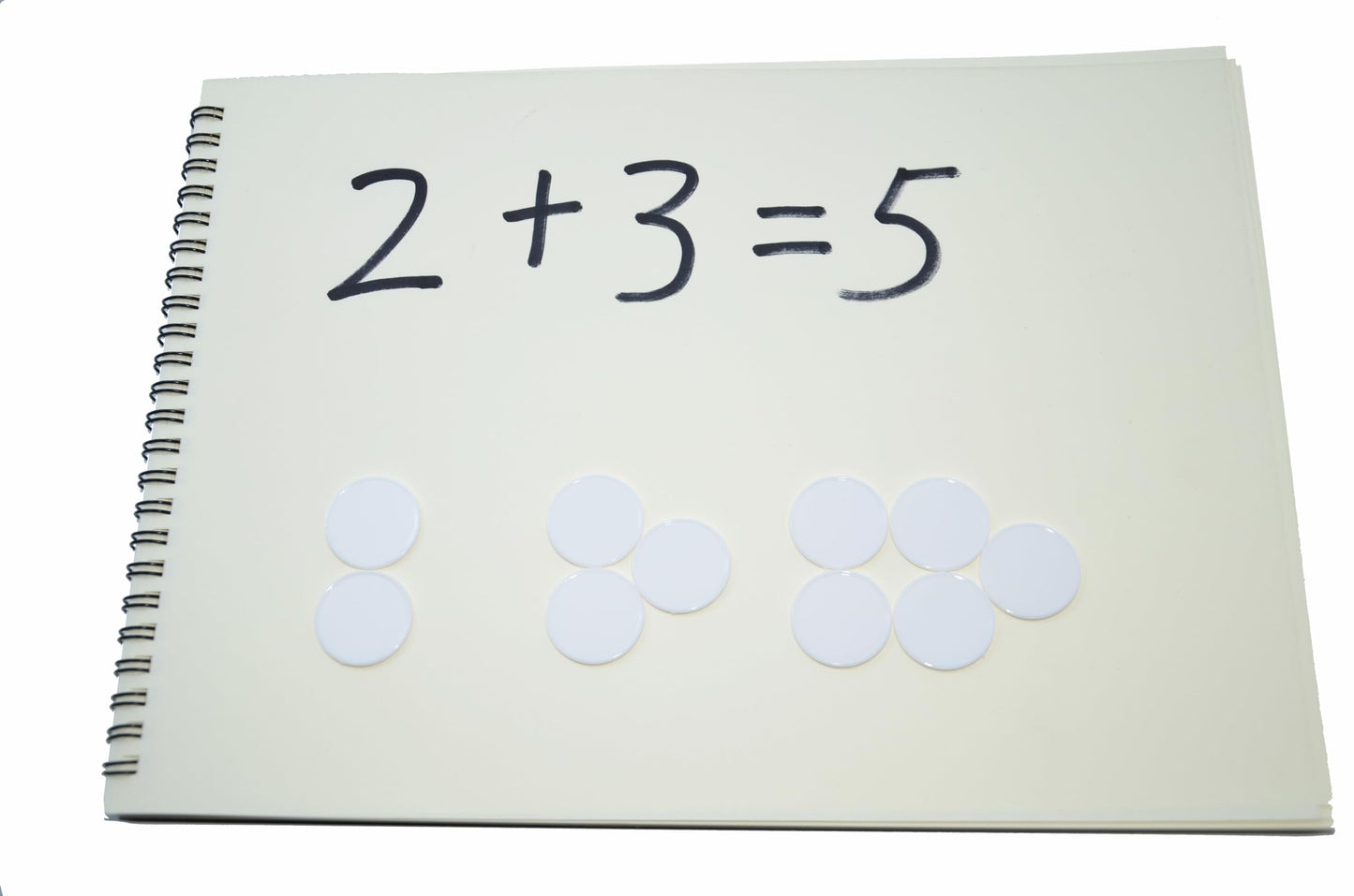 SmartDealsPro 100-Piece 1-Inch White Learning Counters with Storage Box