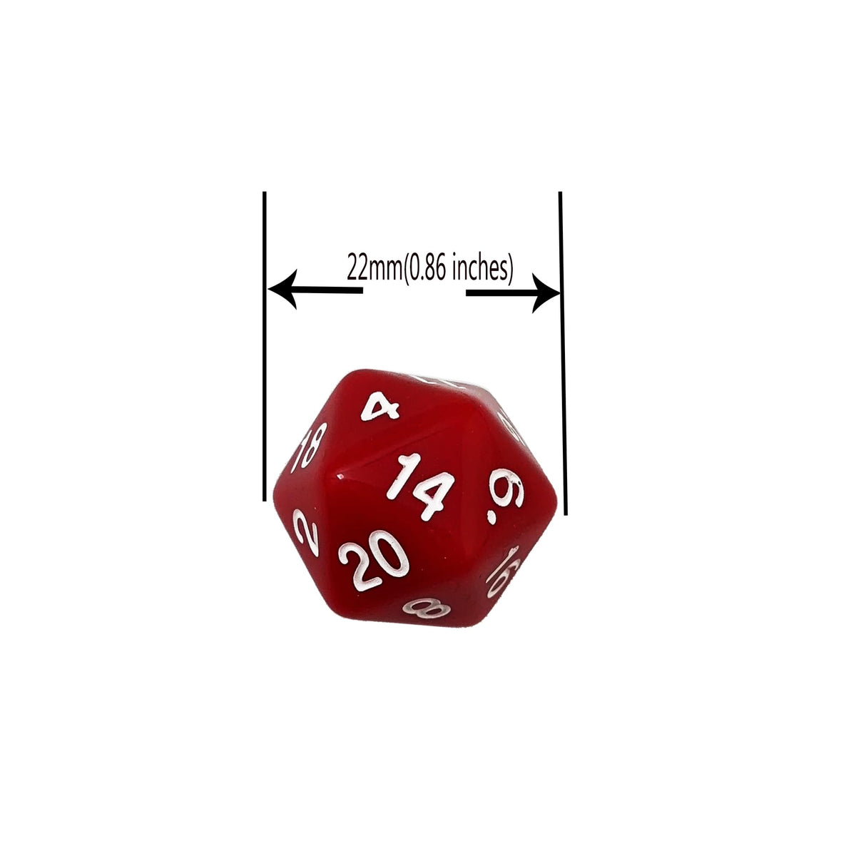 SmartDealsPro 10-Pack D20 Dice – Mixed Color Polyhedral Set for DND RPG Tabletop Games