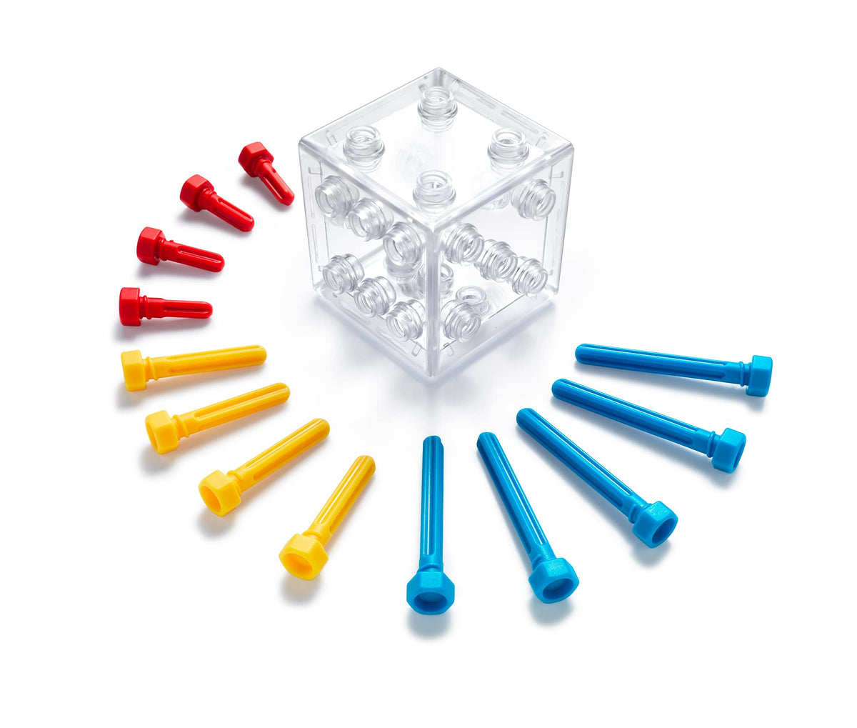 SmartGames Criss Cross Cube – 80 Challenges 3D Logic Puzzle for Ages 8+
