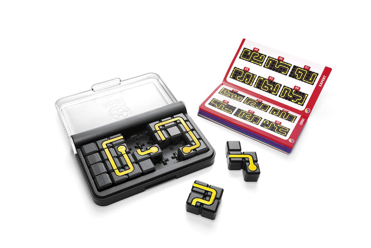 SmartGames IQ Circuit Portable Travel Game – 120 Challenges for Ages 8–Adult | Brain-Teasing Logic Puzzle
