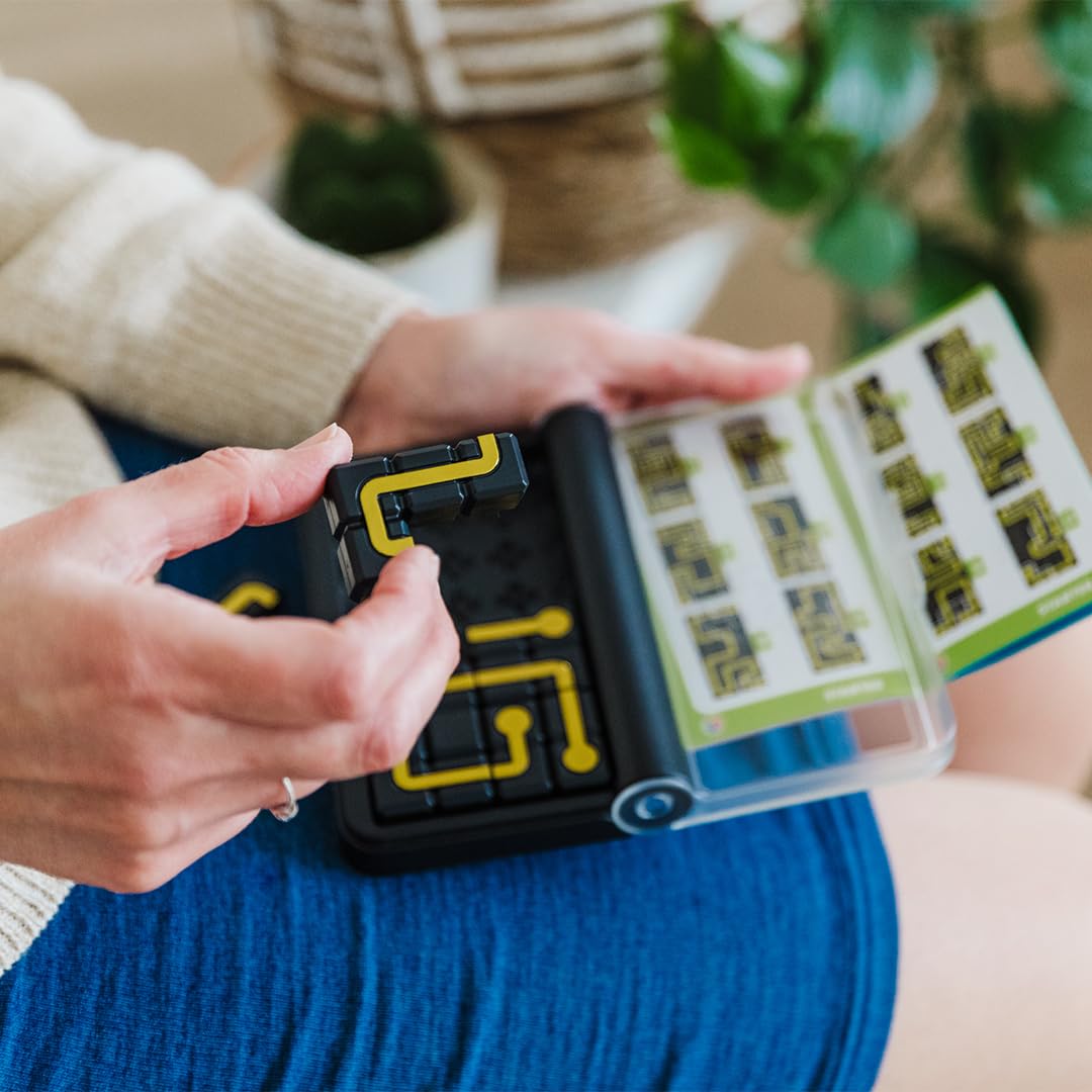 SmartGames IQ Circuit Portable Travel Game – 120 Challenges for Ages 8–Adult | Brain-Teasing Logic Puzzle