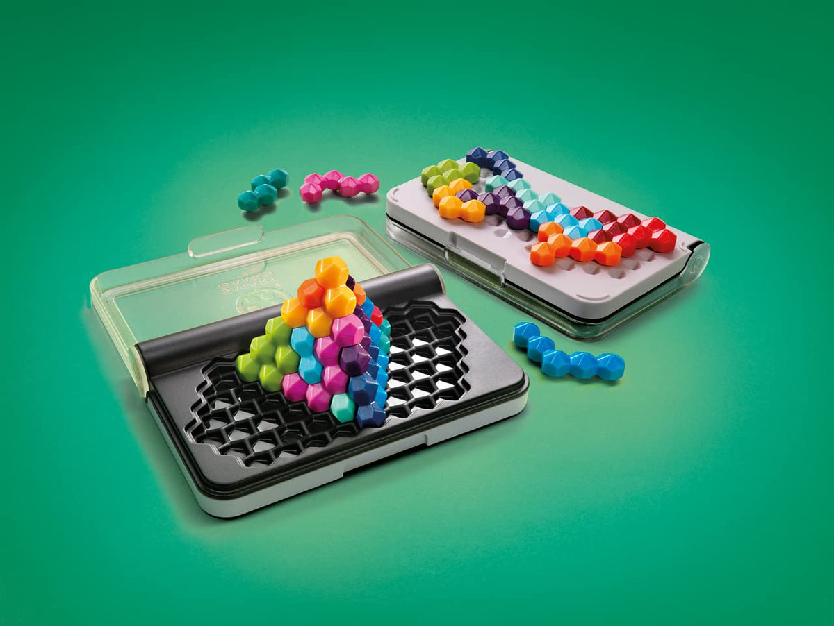 SmartGames IQ Six Pro Travel Game – 120 Challenges for Ages 8+ | Brain Teaser for Kids & Adults