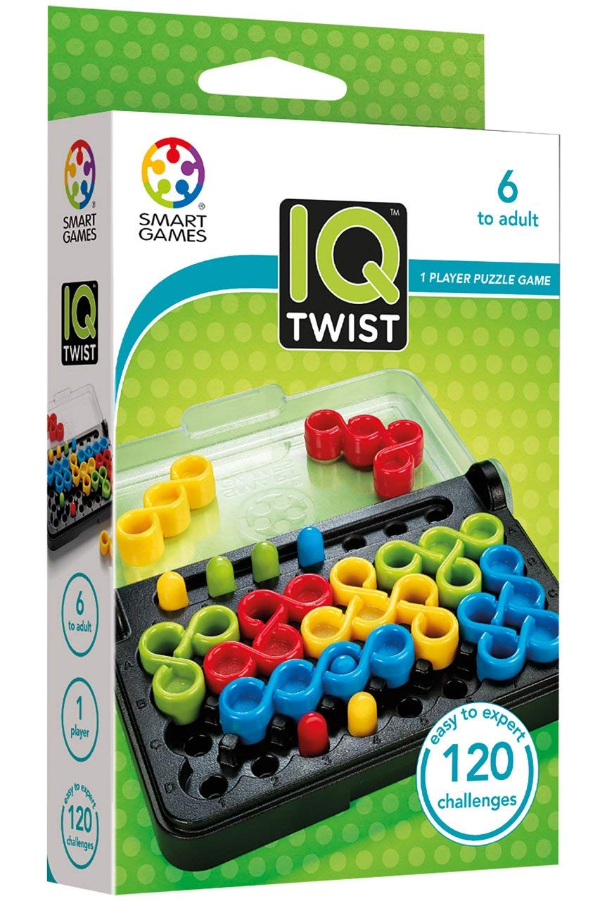 SmartGames IQ Twist: Travel Brain Teaser with 120 Challenges for Ages 6+