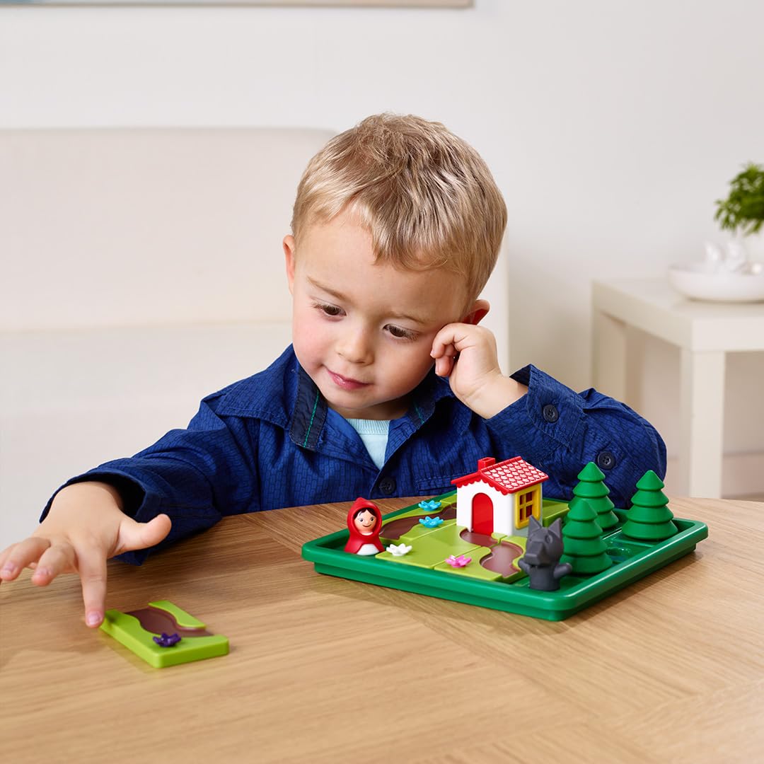 SmartGames Little Red Riding Hood – Preschool Logic Puzzle with 48 Challenges & Storybook (Ages 4+)