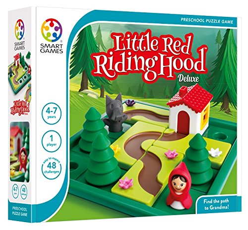 SmartGames Little Red Riding Hood – Preschool Logic Puzzle with 48 Challenges & Storybook (Ages 4+)