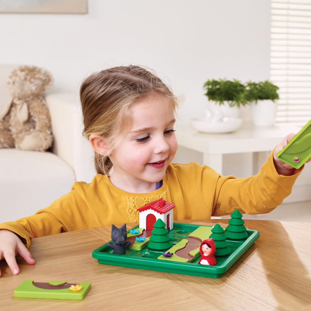 SmartGames Little Red Riding Hood – Preschool Logic Puzzle with 48 Challenges & Storybook (Ages 4+)