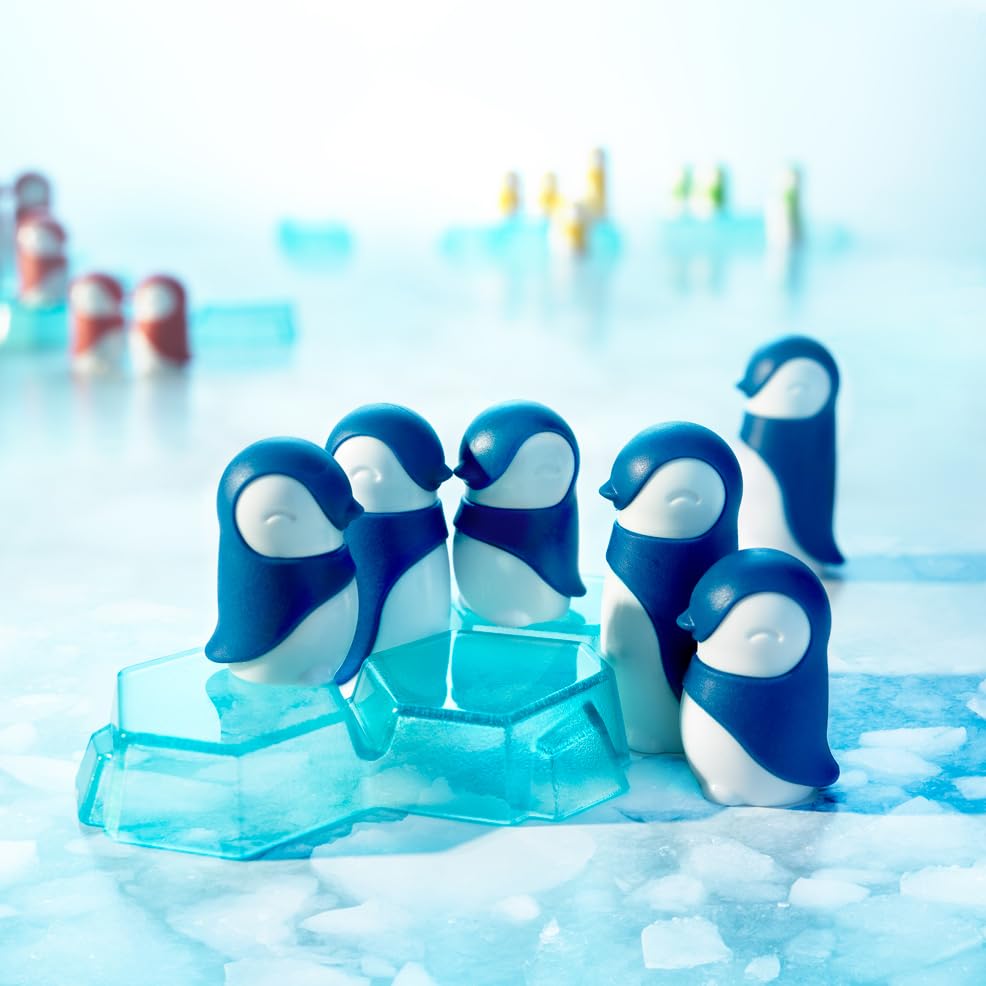 SmartGames Penguins Huddle Up – Family Strategy Game for 2-4 Players (Ages 6+)