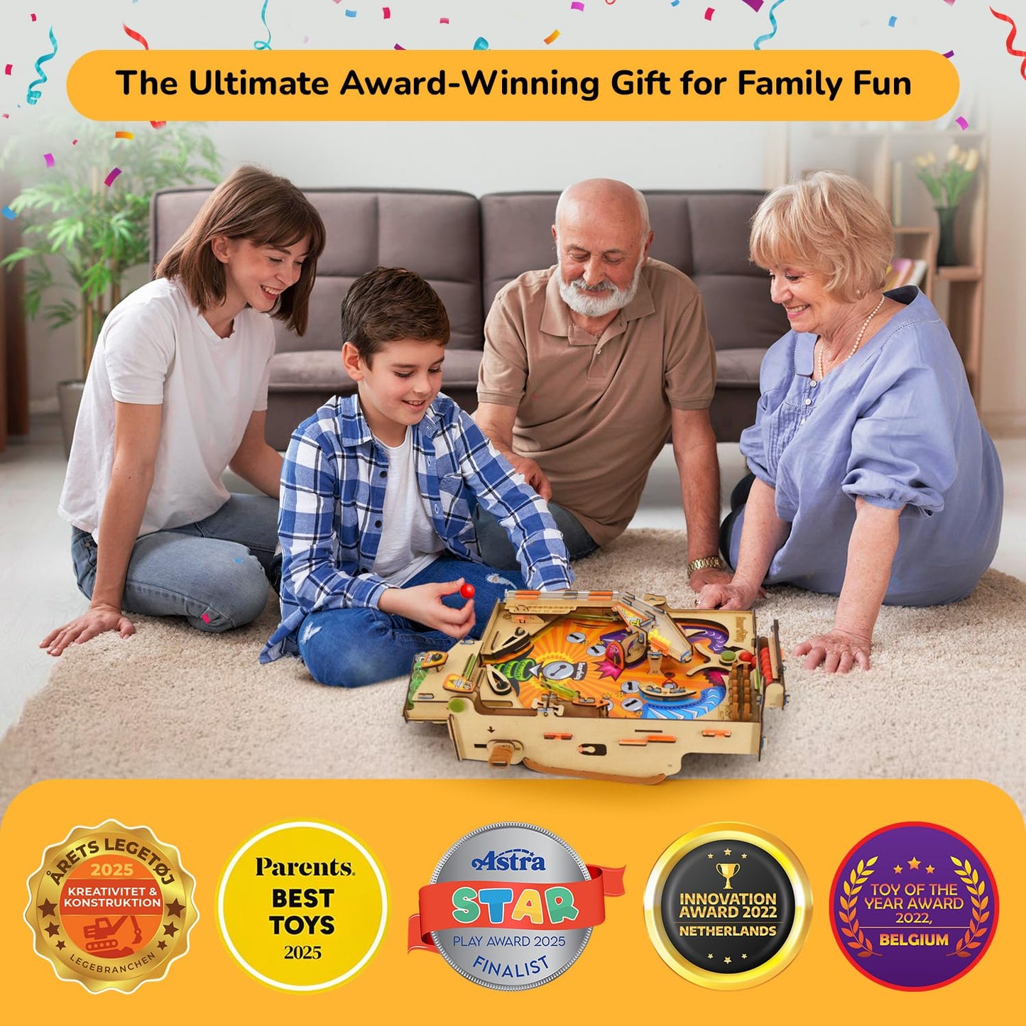 Smartivity DIY Pinball Machine for Kids 8-14 | Award-Winning STEM Arcade Gift