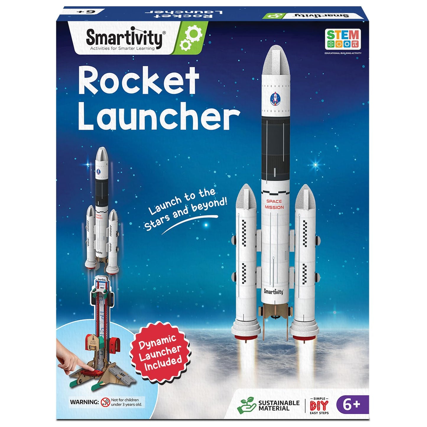 Smartivity Rocket Launcher STEM Kit for Ages 6-12 | Build Your Own Rocket