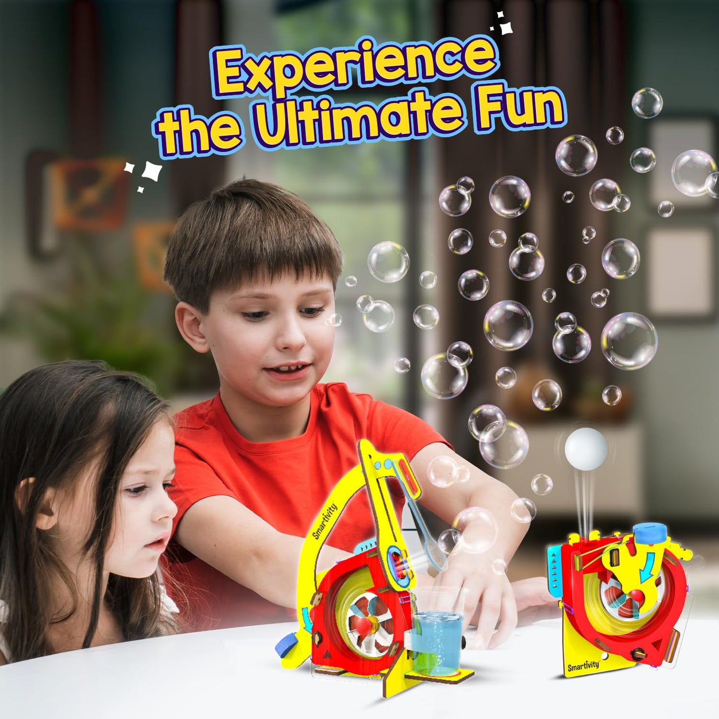 Smartivity 10-in-1 Motor Powered STEM Kit for Kids | 6-14 Years | 10+ Projects