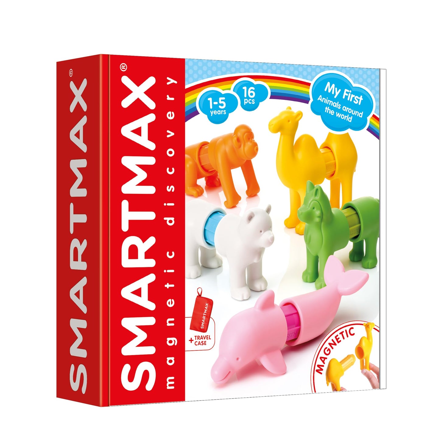 SmartMax My First Animals Around The World – Magnetic STEM Building Set for Toddlers 1–5