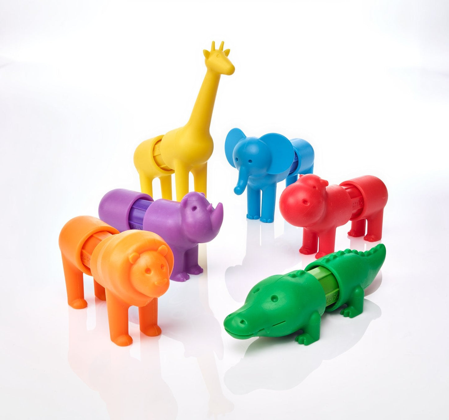 SmartMax My First Safari Animals – STEM Magnetic Discovery Building Set for Ages 1-5