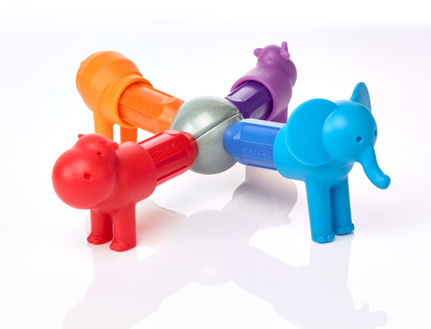 SmartMax My First Safari Animals – STEM Magnetic Discovery Building Set for Ages 1-5
