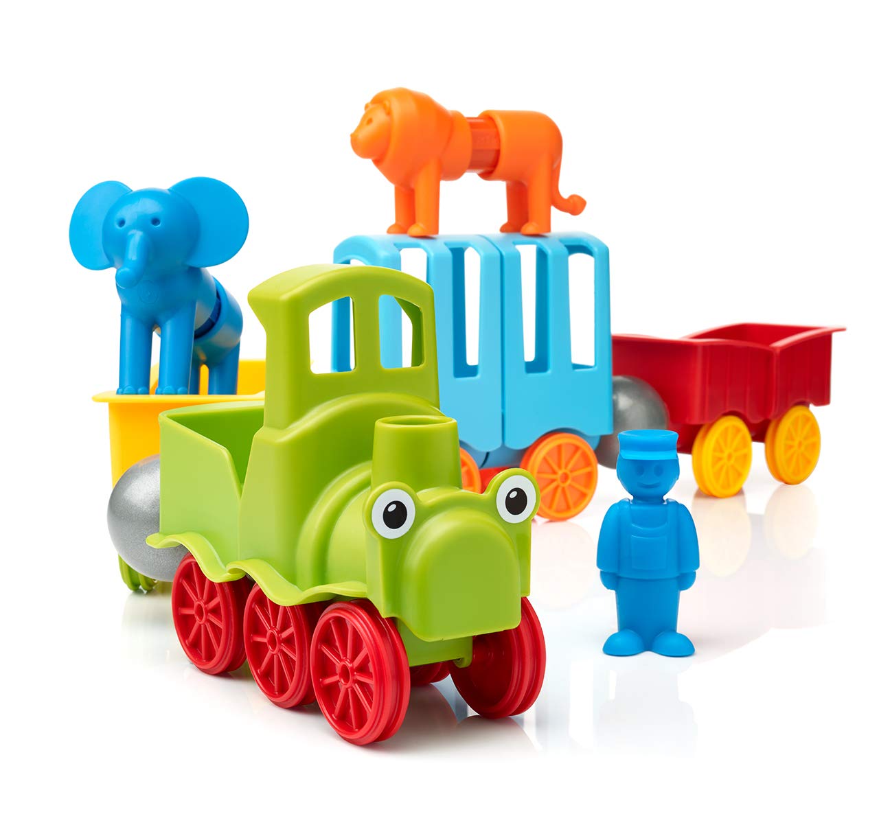 SmartMax My First Animal Train – STEM Magnetic Discovery Play Set for Ages 1-5