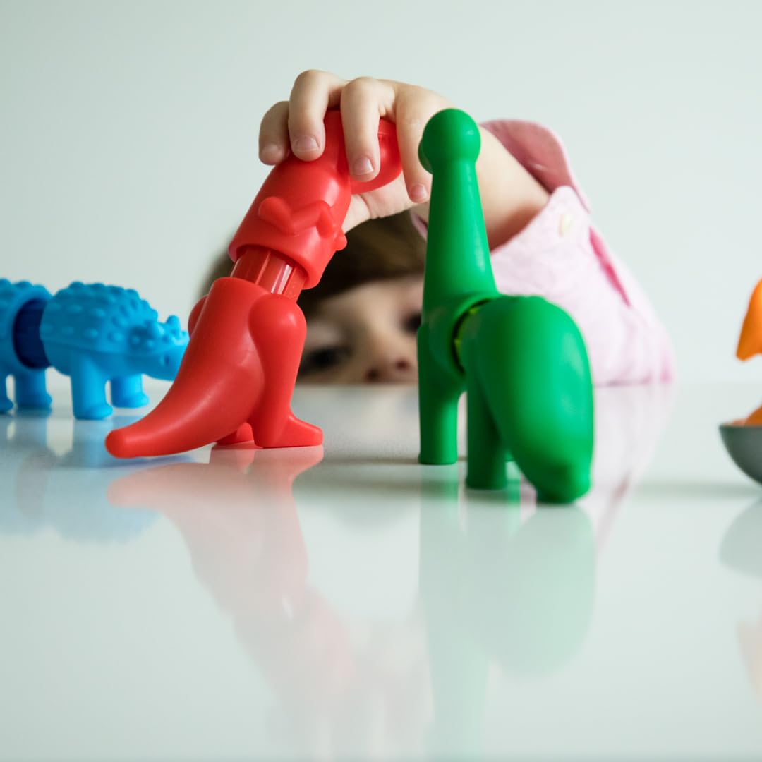 SmartMax My First Dinosaurs Magnetic Building Set | STEM Toy for Ages 1–5