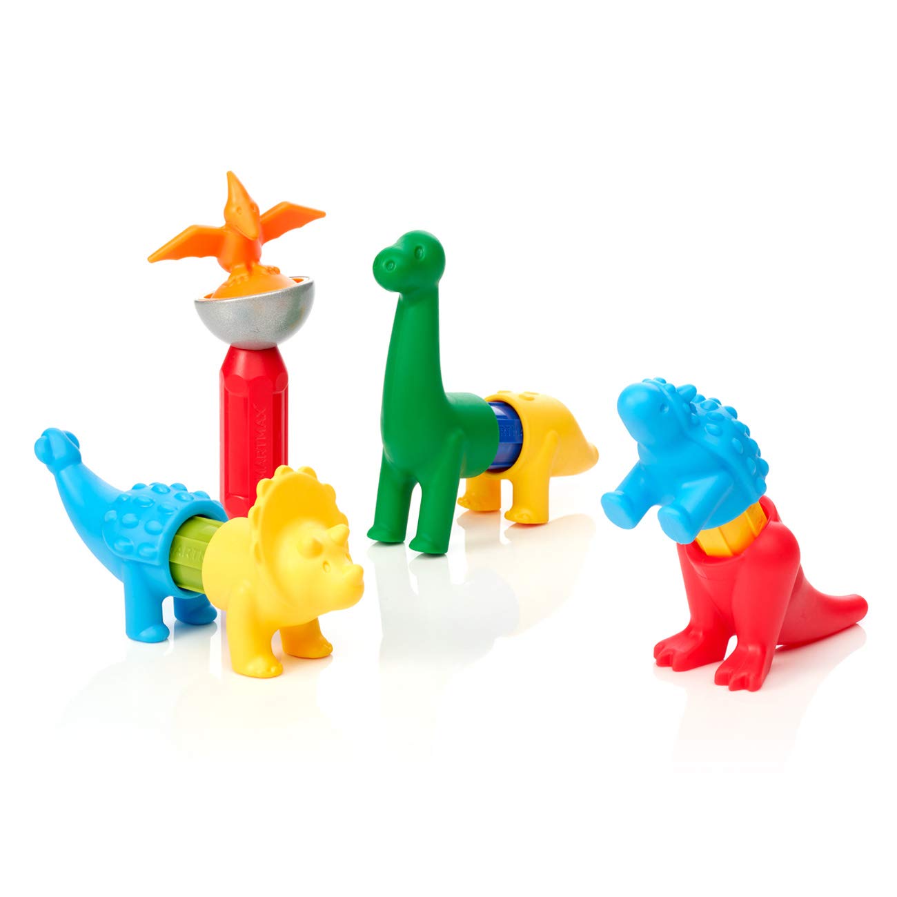 SmartMax My First Dinosaurs Magnetic Building Set | STEM Toy for Ages 1–5