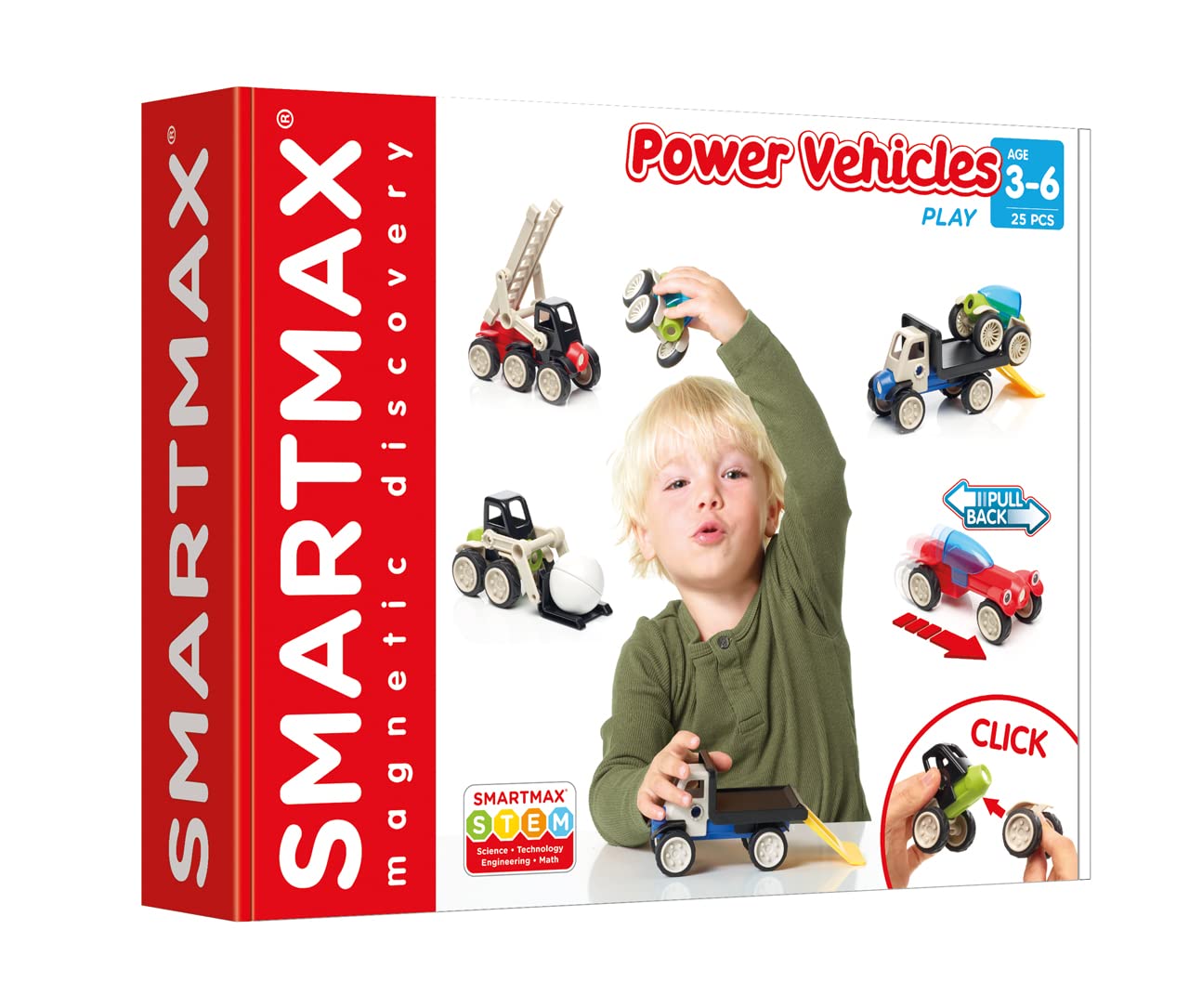 SmartMax Power Vehicles – Complete Set | STEM Building Toy for Ages 3+