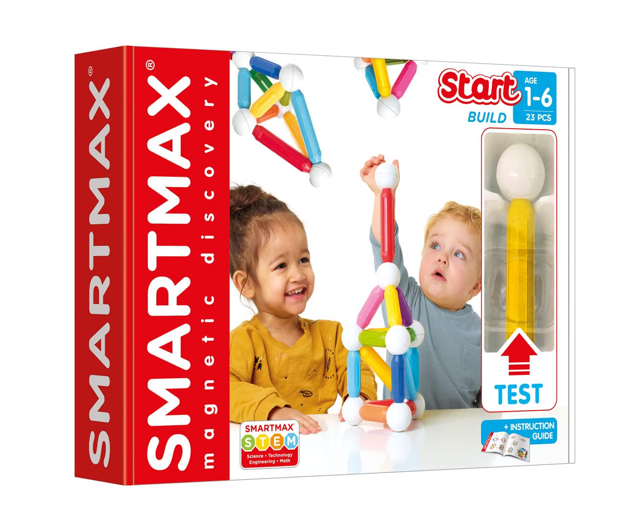 SmartMax Start STEM Magnetic Discovery Set for Ages 1-10 | Magnetic Building Toy