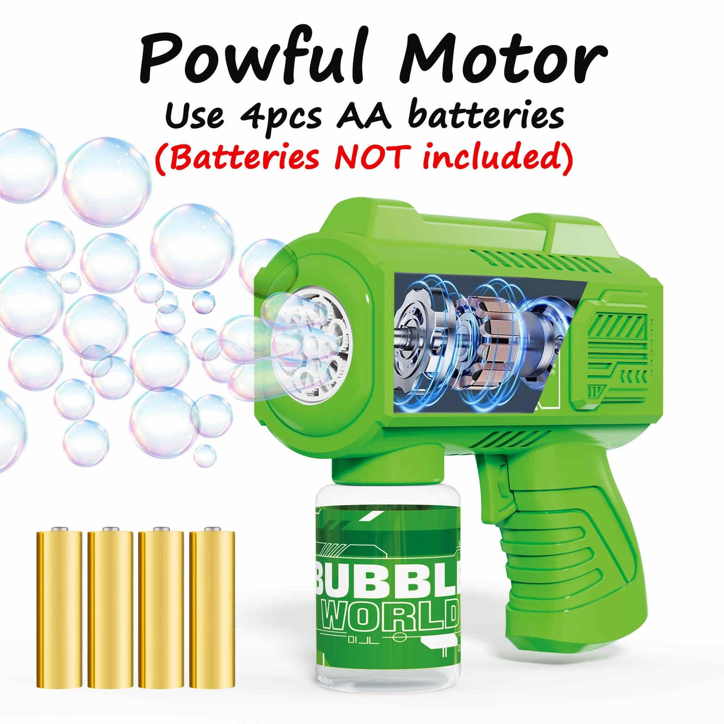 SmartYeen 8-Pack Bubble Gun Set – Outdoor Bubble Machines for Toddlers 1-8