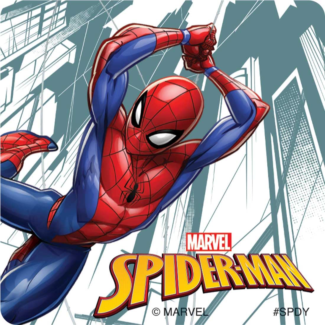 SmileMakers Ultimate Spiderman Stickers - 100 Pack, 5 Spider-Man Designs