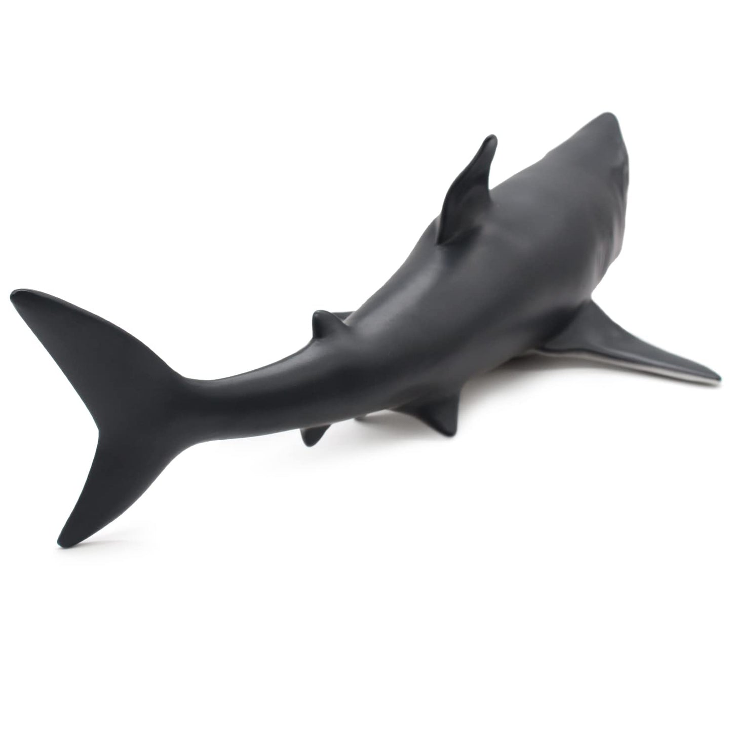 SmilerSmile 15-Inch Great White Shark Toy — Soft PVC Ocean Creature for Play, Learning, and Decor
