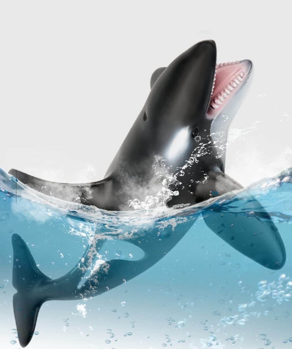 SmilerSmile Simulated Ocean Killer Whale — 15-Inch Soft PVC Educational Toy