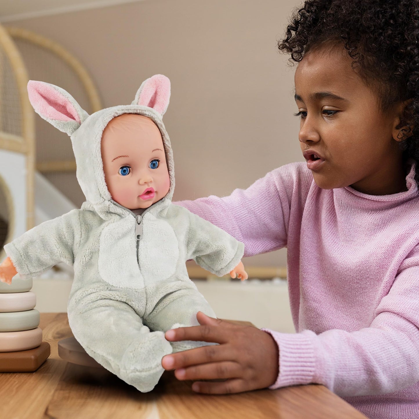SMILESSKIDDO Baby Doll Clothes – 6 Animal Outfits for 12–16 Inch Dolls