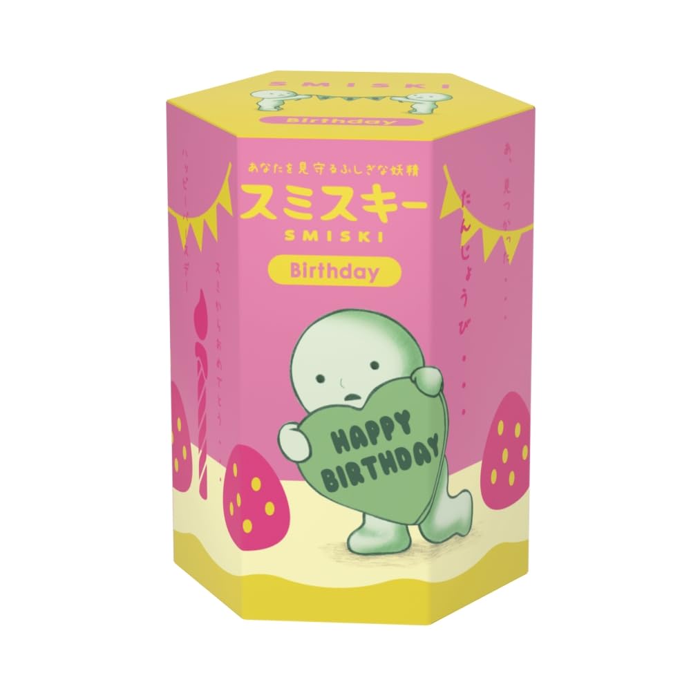 Smiski Birthday Series Glow-in-the-Dark Blind Box Mini Figures – Assorted, No Choice