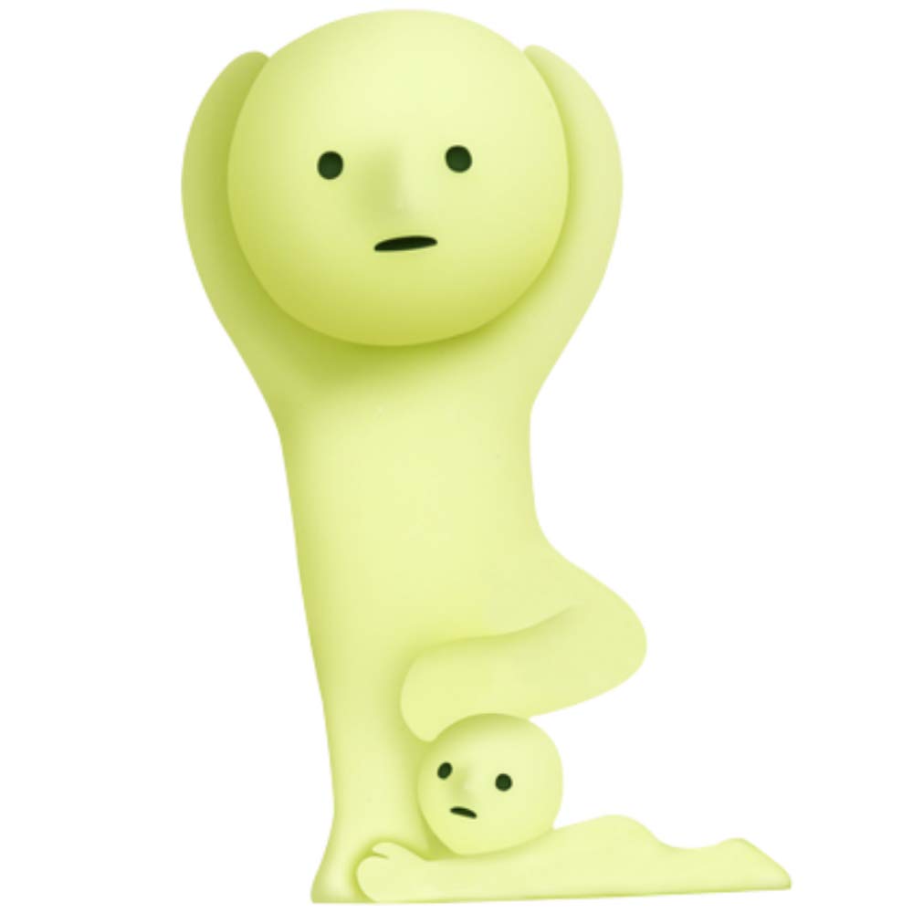 Smiski Dreams Glow in the Dark Figure – Yoga Series, Random Style, 1 Pack