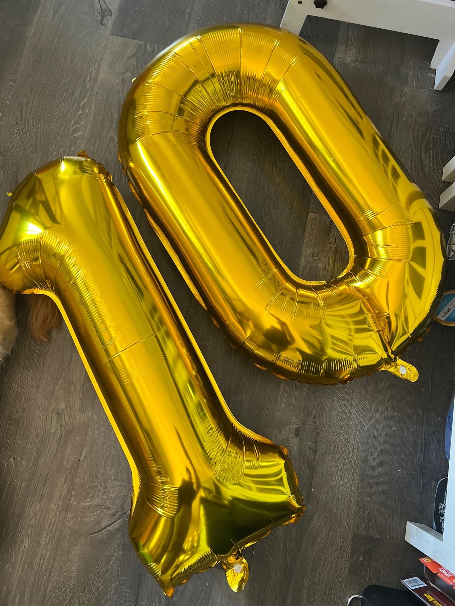 Smlpuame 40-Inch Gold Number 1 Balloon – Large Foil Digit for Parties