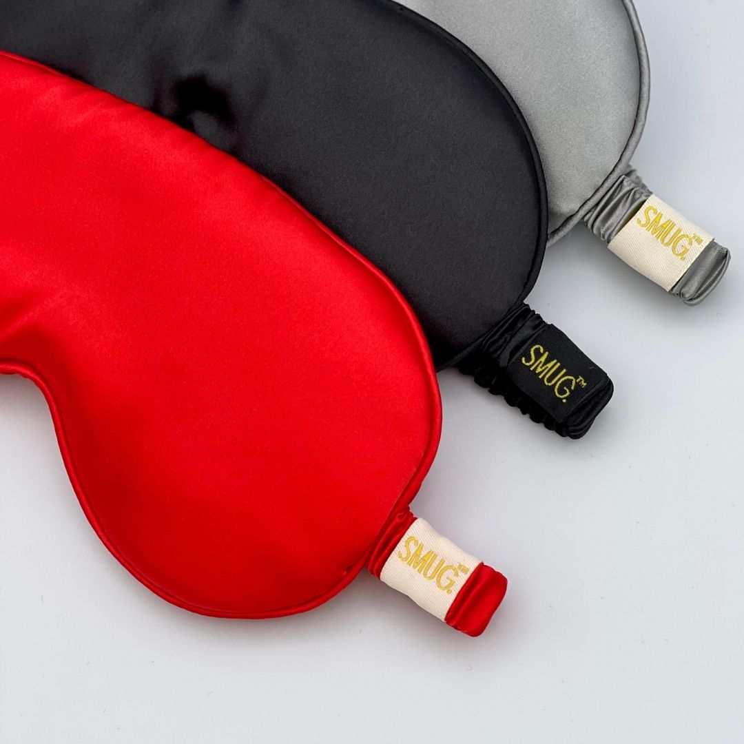Satin Sleep Mask - Red