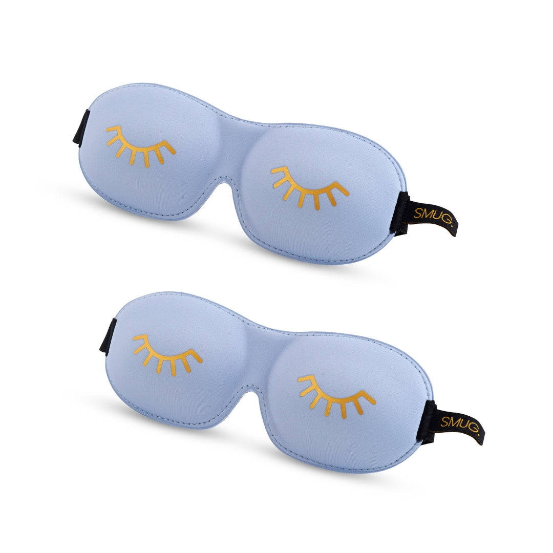 Contoured Sleep Mask Twin Pack Sets - Various Designs