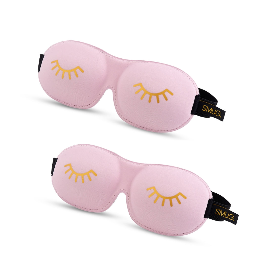 Contoured Sleep Mask Twin Pack Sets - Various Designs