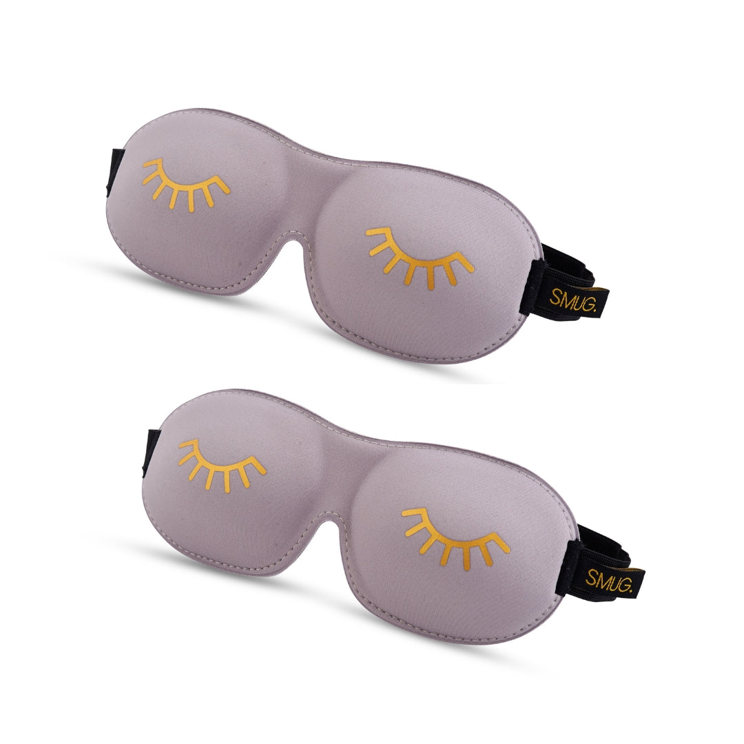 Contoured Sleep Mask Twin Pack Sets - Various Designs