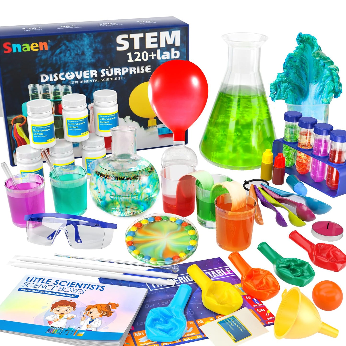 SNAEN 220+ Lab Experiments Kit for Kids — STEM Educational Science Toys for Ages 3-12