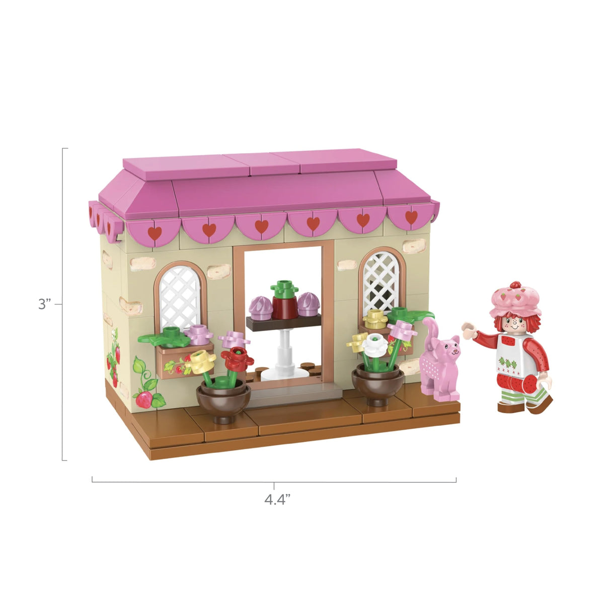 Snap & Switch Strawberry Shortcake Bakery Set | Buildable Pretend Treats