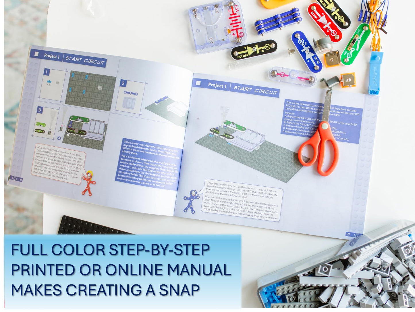 Snap Circuits BRIC: Structures – Brick & Electronics Exploration Kit (8+)