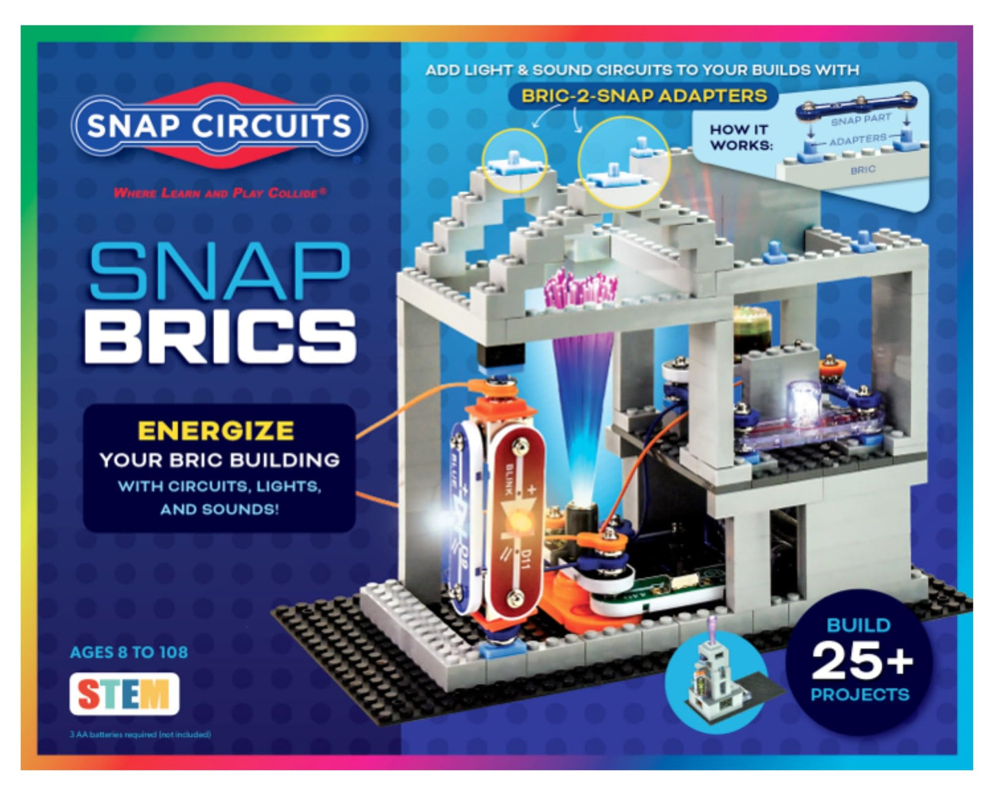 Snap Circuits BRIC: Structures – Brick & Electronics Exploration Kit (8+)