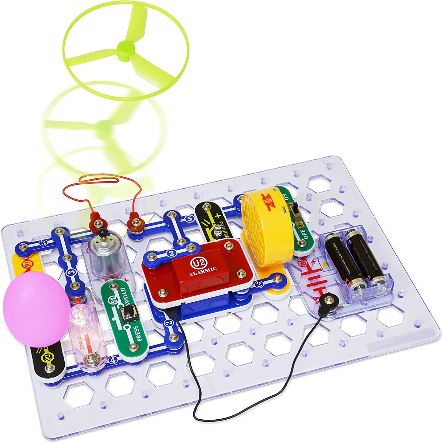 Snap Circuits Jr. Select SC-130 Electronics Exploration Kit – 130+ Projects, 30+ Parts | STEM Toys for Kids 8+