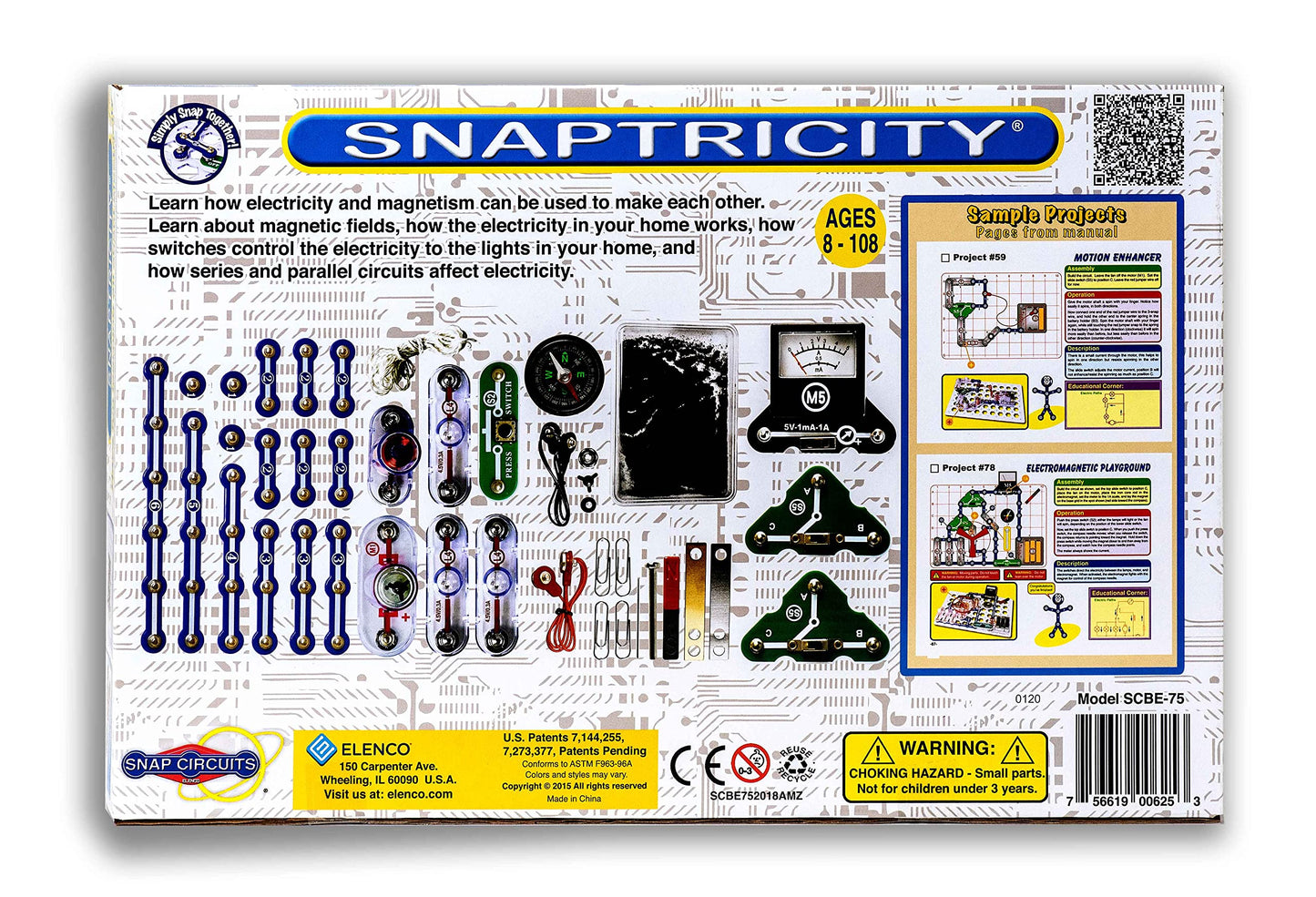 Snap Circuits Snaptricity: Electronics Exploration Kit for Kids 8+ | Safe, Hands-On STEM