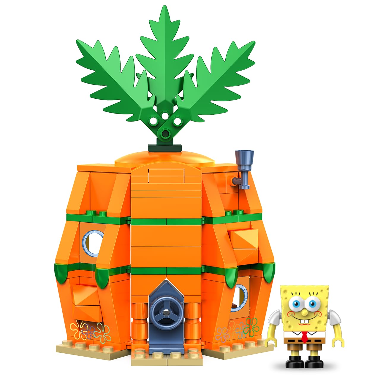 Snap & Switch SpongeBob Pineapple House Construction Set – 131 Pieces