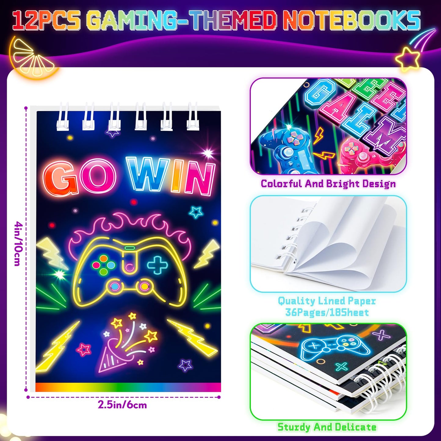 SNLN Video Game Party Favors – Gamer Birthday Supplies & Goodie Set