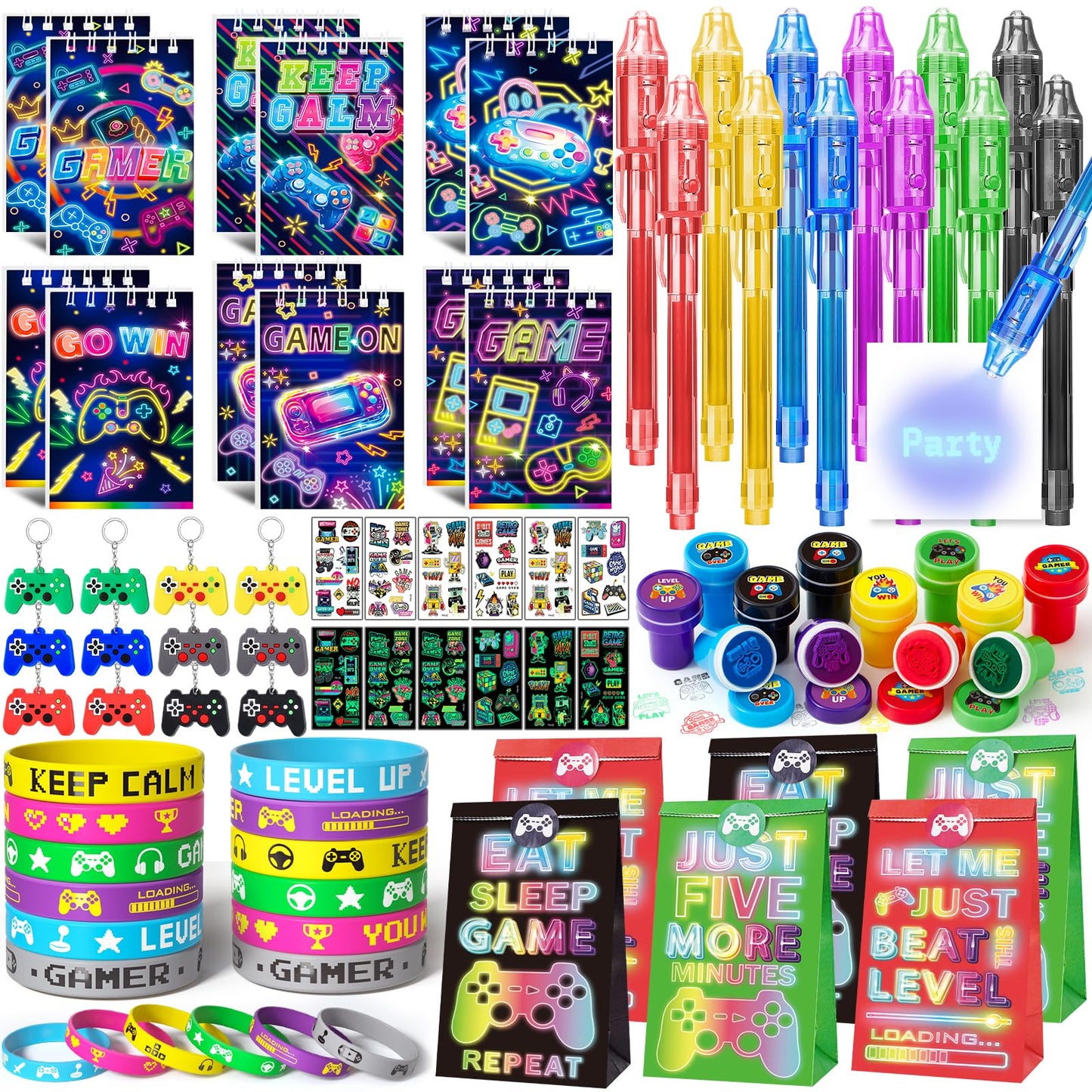 SNLN Video Game Party Favors – Gamer Birthday Supplies & Goodie Set