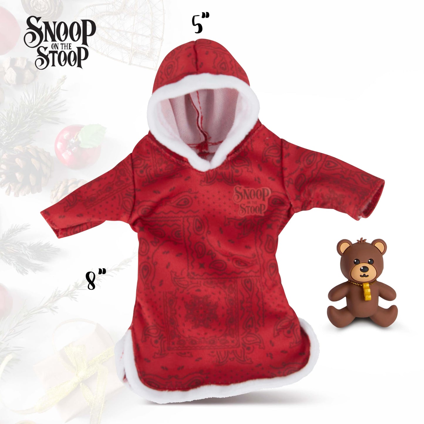 Snoop Dogg Pajama Expansion Pack: Red Robe & Teddy Bear for Snoop on The Stoop