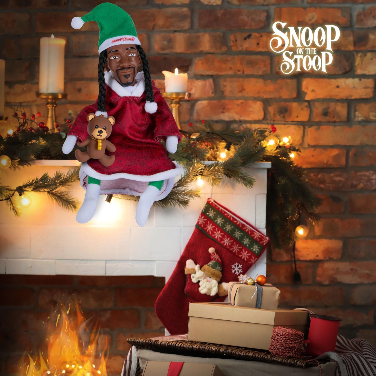 Snoop Dogg Pajama Expansion Pack: Red Robe & Teddy Bear for Snoop on The Stoop
