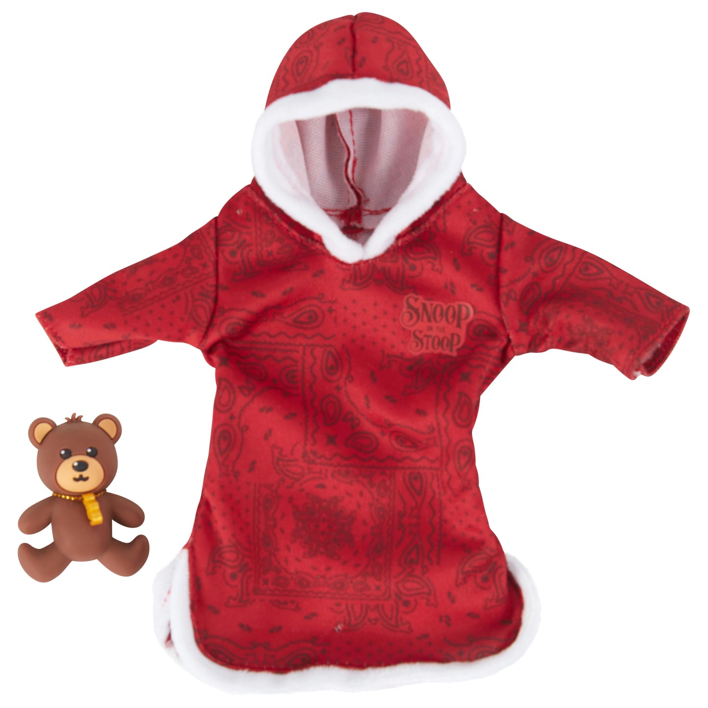 Snoop Dogg Pajama Expansion Pack: Red Robe & Teddy Bear for Snoop on The Stoop
