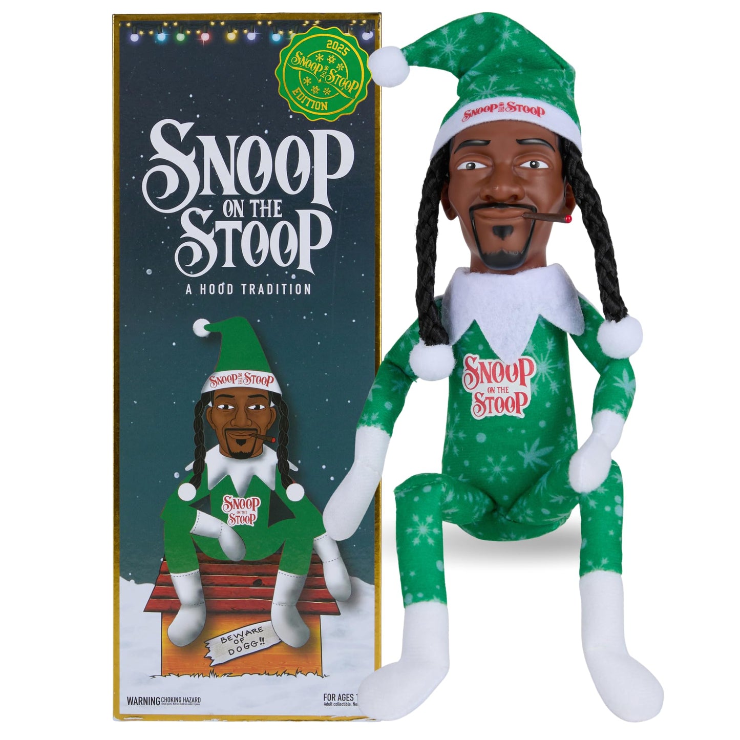 Snoop Dogg Snoop on The Stoop 2025 Christmas – 12-inch Small Shelf Décor