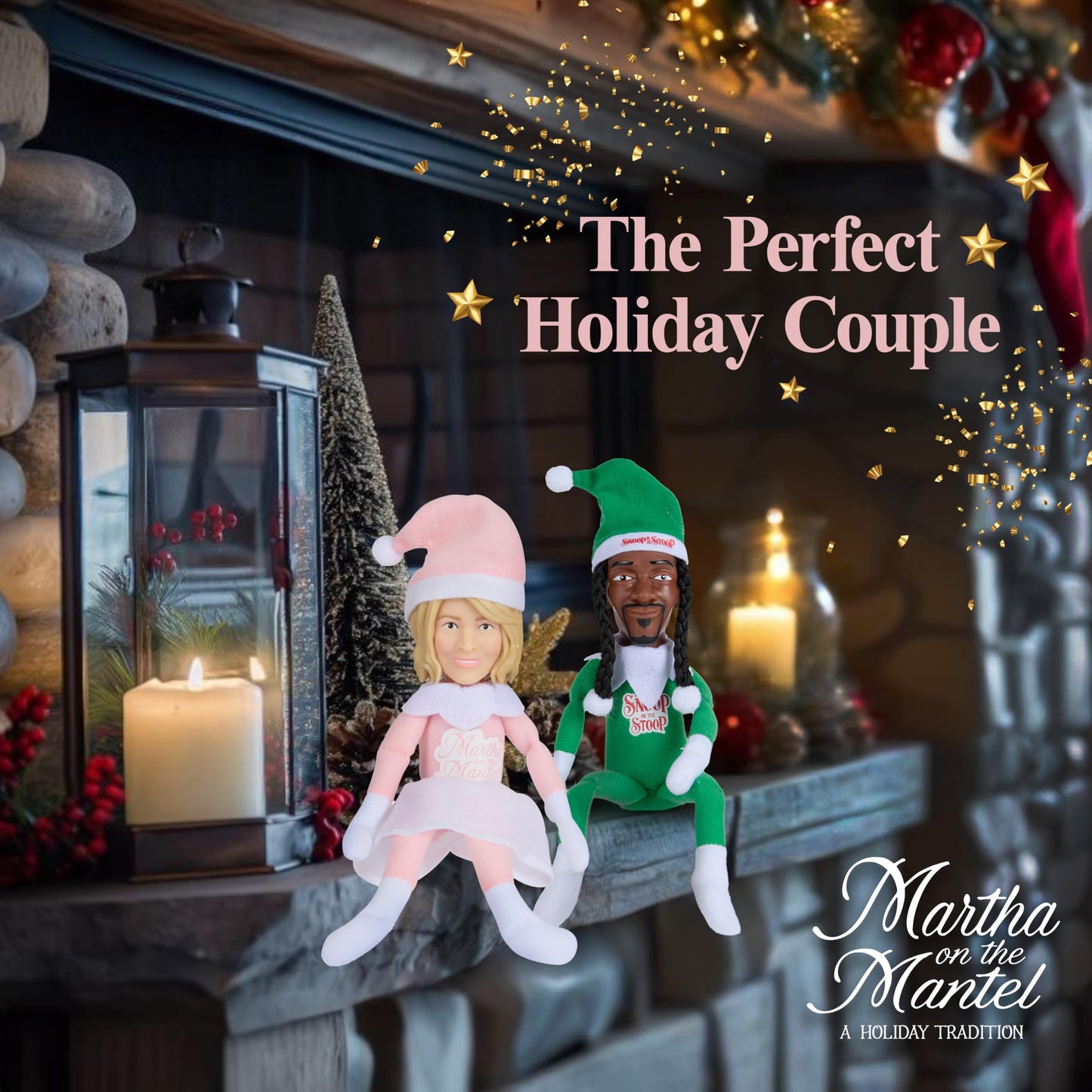 Snoop on the Stoop 2025 Christmas Elf Doll - 12-inch Shelf Décor by Snoop Dogg